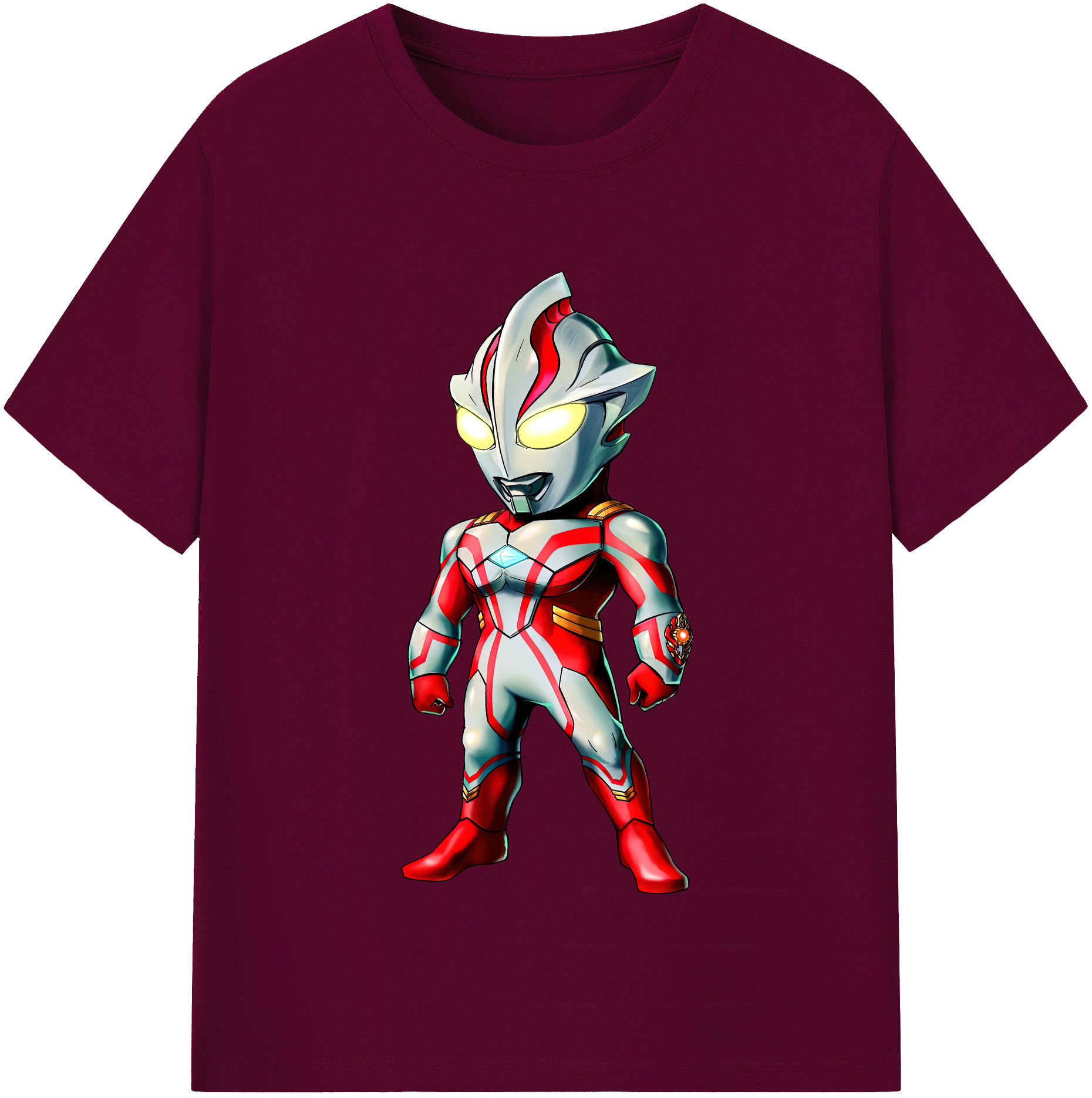 （画像用） ウルトラマン Ultraman レディースカジュアルプリントTシャツ（綿100％）